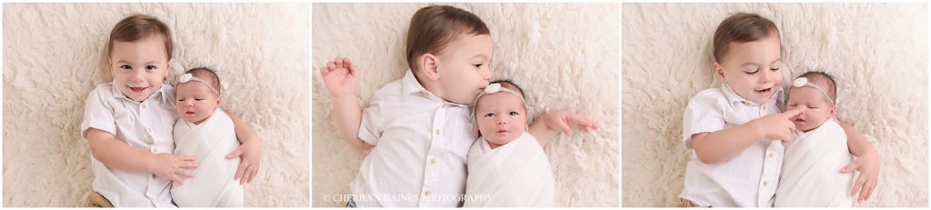 newborn portraits with big brother