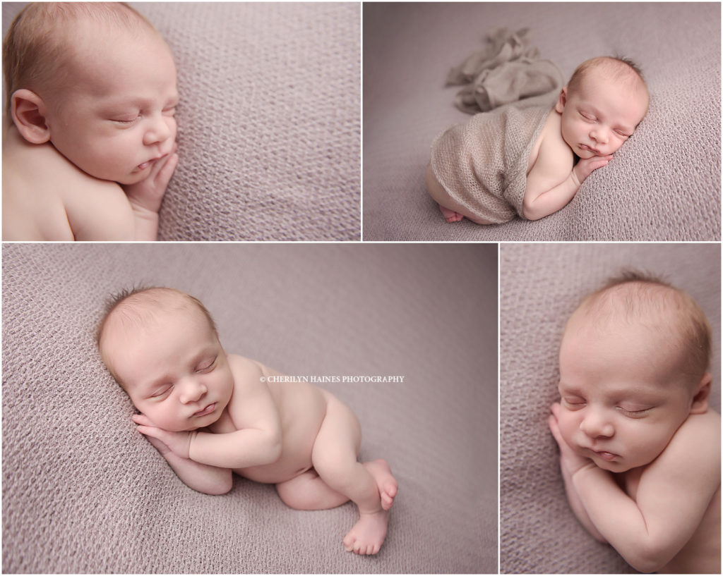newborn posing