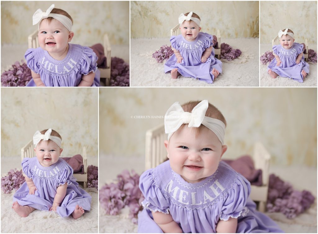 baton rouge, la baby photographer; 6 month session
