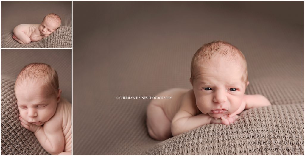 awake newborn portraits in baton rouge, louisiana