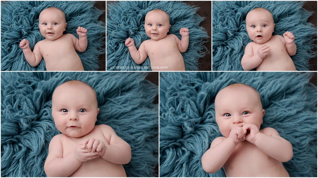 3 month old baby portraits in baton rouge, louisiana with cherilyn haines photography